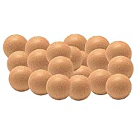 MG Bola futbolin Madera Haya 13 gr 33mm 20 Unidades